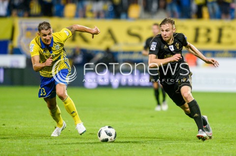  11.08.2018 GDYNIA<br />
PILKA NOZNA - EKSTRAKLASA SEZON 2018/2019<br />
MECZ ARKA GDYNIA - GORNIK ZABRZE<br />
N/Z DAMIAN ZBOZIEN SZYMON ZURKOWSKI<br />
 