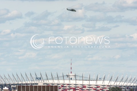  12.08.2018 WARSZAWA<br />
PROBNY PRZELOT SAMOLOTOW NAD WARSZAWA PRZED OBCHODAMI 100-LECIA ODZYSKANIA NIEPODLEGLOSCI <br />
N/Z SMIGLOWIEC HELIKOPTER WOJSKOWY MI-24<br />
 