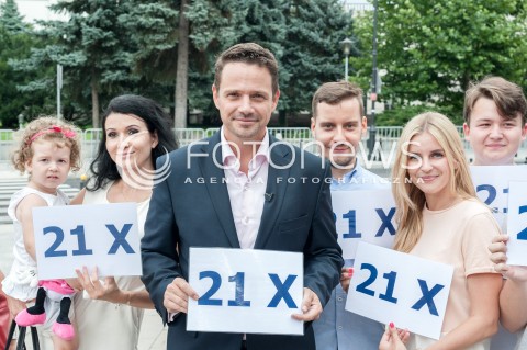  14.08.2018 WARSZAWA<br />ROZPOCZECIE KAMPANII WYBORCZEJ PRZEZ RAFALA TRZASKOWSKIEGO<br />N/Z RAFAL TRZASKOWSKI<br /> 