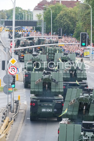  15.08.2018 WARSZAWA<br />DEFILADA Z OKAZJI SWIETA WOJSKA POLSKIEGO W WARSZAWIE<br />N/Z OSA AK<br /> 