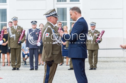Wręczenie nominacji generalskich przez Prezydenta Andrzeja Dudę w Warszawie