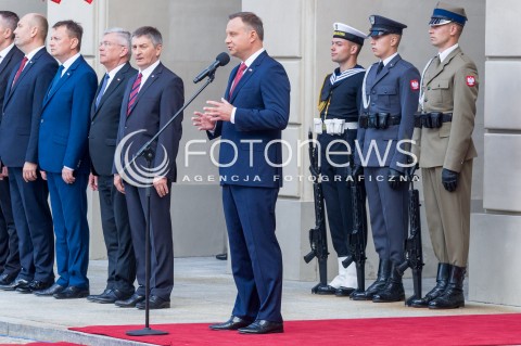  15.08.2018 WARSZAWA PALAC PREZYDENCKI<br />OBCHODY SWIETA WOJSKA POLSKIEGO<br />UROCZYSTOSC WRECZENIA NOMINACJI GENERALSKICH I ODZNACZEN  PANSTWOWYCH<br />N/Z PREZYDENT RP ANDRZEJ DUDA<br /> 