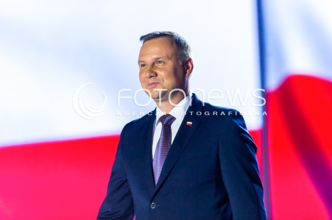  15.08.2018 WARSZAWA<br />OBCHODY SWIETA WOJSKA POLSKIEGO<br />WIDOWISKO WOLNOSC WE KRWI<br />N/Z PREZYDENT RP ANDRZEJ DUDA<br /> 