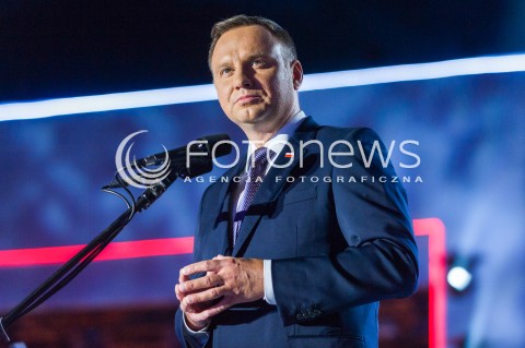  15.08.2018 WARSZAWA<br />OBCHODY SWIETA WOJSKA POLSKIEGO<br />WIDOWISKO WOLNOSC WE KRWI<br />N/Z PREZYDENT RP ANDRZEJ DUDA<br /> 