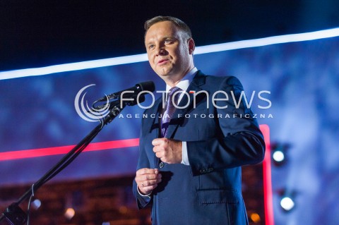  15.08.2018 WARSZAWA<br />OBCHODY SWIETA WOJSKA POLSKIEGO<br />WIDOWISKO WOLNOSC WE KRWI<br />N/Z PREZYDENT RP ANDRZEJ DUDA<br /> 
