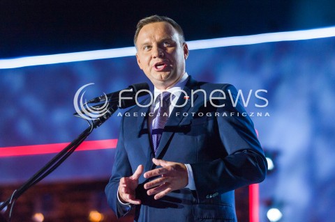  15.08.2018 WARSZAWA<br />OBCHODY SWIETA WOJSKA POLSKIEGO<br />WIDOWISKO WOLNOSC WE KRWI<br />N/Z PREZYDENT RP ANDRZEJ DUDA<br /> 