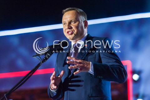  15.08.2018 WARSZAWA<br />OBCHODY SWIETA WOJSKA POLSKIEGO<br />WIDOWISKO WOLNOSC WE KRWI<br />N/Z PREZYDENT RP ANDRZEJ DUDA<br /> 