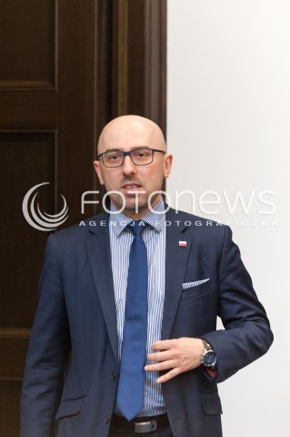  16.08.2018 WARSZAWA<br />OGLOSZENIE PRZEZ PREZYDENTA DECYZJI O WETO W SPRAWIE ZMIANY ORDYNACJI WYBORCZEJ<br />N/Z KRZYSZTOF LAPINSKI <br /> 