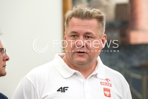  16.08.2018 WARSZAWA PALAC PREZYDENCKI<br />SPOTKANIE PREZYDENTA Z MEDALISTAMI MISTRZOSTW LEKKOATLETYCZNYCH BERLIN 2018<br />N/Z KRZYSZTOF KALISZEWSKI TRENER<br /> 