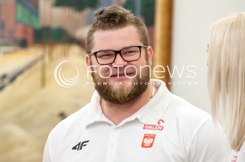  16.08.2018 WARSZAWA PALAC PREZYDENCKI<br />SPOTKANIE PREZYDENTA Z MEDALISTAMI MISTRZOSTW LEKKOATLETYCZNYCH BERLIN 2018<br />N/Z PAWEL FAJDEK<br /> 