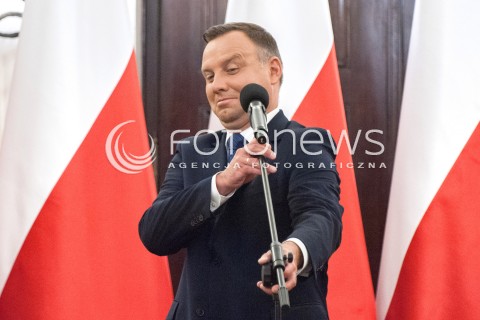  16.08.2018 WARSZAWA PALAC PREZYDENCKI<br />SPOTKANIE PREZYDENTA Z MEDALISTAMI MISTRZOSTW LEKKOATLETYCZNYCH BERLIN 2018<br />N/Z PREZYDENT ANDRZEJ DUDA<br /> 