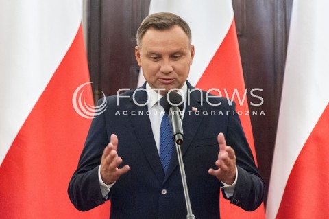  16.08.2018 WARSZAWA PALAC PREZYDENCKI<br />SPOTKANIE PREZYDENTA Z MEDALISTAMI MISTRZOSTW LEKKOATLETYCZNYCH BERLIN 2018<br />N/Z PREZYDENT ANDRZEJ DUDA<br /> 