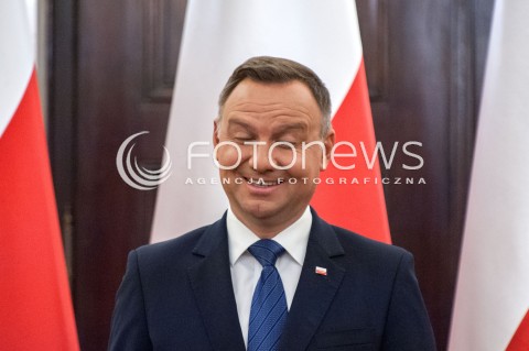  16.08.2018 WARSZAWA PALAC PREZYDENCKI<br />SPOTKANIE PREZYDENTA Z MEDALISTAMI MISTRZOSTW LEKKOATLETYCZNYCH BERLIN 2018<br />N/Z PREZYDENT ANDRZEJ DUDA<br /> 