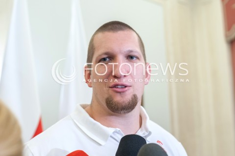  16.08.2018 WARSZAWA PALAC PREZYDENCKI<br />SPOTKANIE PREZYDENTA Z MEDALISTAMI MISTRZOSTW LEKKOATLETYCZNYCH BERLIN 2018<br />N/Z WOJCIECH NOWICKI<br /> 