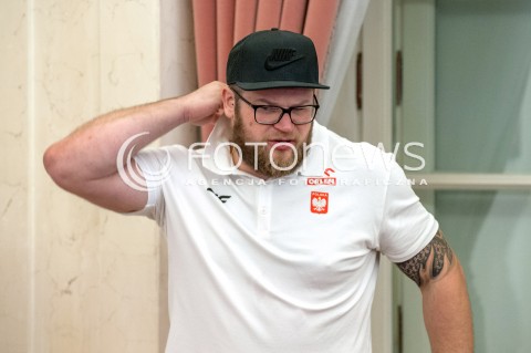  16.08.2018 WARSZAWA PALAC PREZYDENCKI<br />SPOTKANIE PREZYDENTA Z MEDALISTAMI MISTRZOSTW LEKKOATLETYCZNYCH BERLIN 2018<br />N/Z PAWEL FAJDEK<br /> 