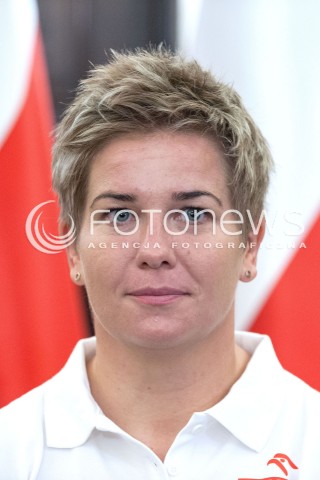  16.08.2018 WARSZAWA PALAC PREZYDENCKI<br />SPOTKANIE PREZYDENTA Z MEDALISTAMI MISTRZOSTW LEKKOATLETYCZNYCH BERLIN 2018<br />N/Z ANITA WLODARCZYK<br /> 