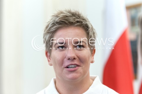  16.08.2018 WARSZAWA PALAC PREZYDENCKI<br />SPOTKANIE PREZYDENTA Z MEDALISTAMI MISTRZOSTW LEKKOATLETYCZNYCH BERLIN 2018<br />N/Z ANITA WLODARCZYK<br /> 