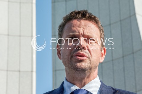  17.08.2018 WARSZAWA<br />BRIEFING PRASOWY RAFALA TRZASKOWSKIEGO NA TEMAT WNIOSKU O DELEGALIZACJE ORGANIZACJI ONR<br />N/Z RAFAL TRZASKOWSKI<br /> 