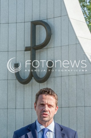  17.08.2018 WARSZAWA<br />BRIEFING PRASOWY RAFALA TRZASKOWSKIEGO NA TEMAT WNIOSKU O DELEGALIZACJE ORGANIZACJI ONR<br />N/Z RAFAL TRZASKOWSKI<br /> 