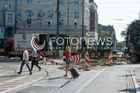  17.08.2018 WARSZAWA<br />REMONT TOROWISKA NA PLACU ZBAWICIELA<br />N/Z PLAC ZBAWICIELA<br /> 