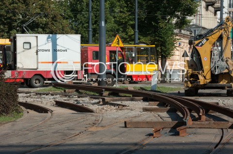  17.08.2018 WARSZAWA<br />REMONT TOROWISKA NA PLACU ZBAWICIELA<br />N/Z PLAC ZBAWICIELA<br /> 