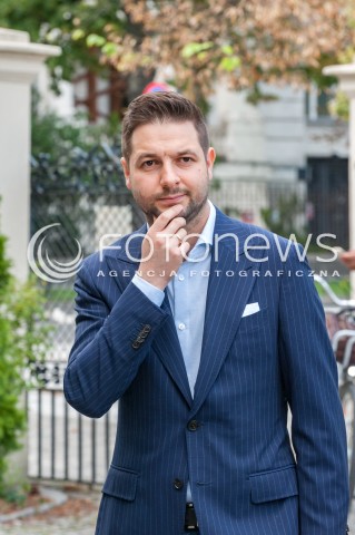  17.08.2018 WARSZAWA<br />KONFERENCJA PRASOWA KANDYDATA NA PREZYDENTA WARSZAWY PATRYKA JAKIEGO POROWNAJ PROGRAM KANDYDATOW NA PREZYDENTA<br />N/Z PATRYK JAKI<br /> 