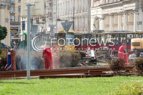  17.08.2018 WARSZAWA<br />REMONT TOROWISKA NA PLACU ZBAWICIELA<br />N/Z PLAC ZBAWICIELA<br /> 