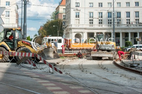  17.08.2018 WARSZAWA<br />REMONT TOROWISKA NA PLACU ZBAWICIELA<br />N/Z PLAC ZBAWICIELA<br /> 