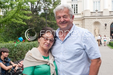  18.08.2018 WARSZAWA<br />PARADA SENIOROW <br />N/Z JAROSLAW GUGALA Z MAMA<br /> 
