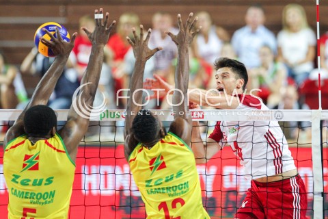  18.08.2018 OSTROWIEC SWIETOKRZYSKI <br />
SIATKOWKA MEZCZYZN <br />
MECZ TOWARZYSKI <br />
POLSKA - KAMERUN ( Poland - Cameroon ) <br />
N/Z ALEKSANDER SLIWKA <br />
 