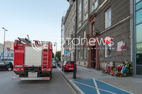  20.08.2018 WARSZAWA<br />74. ROCZNICA ZDOBYCIA PAST-Y<br />N/Z BUDYNEK PAST-Y STRAZ POZARNA<br /> 