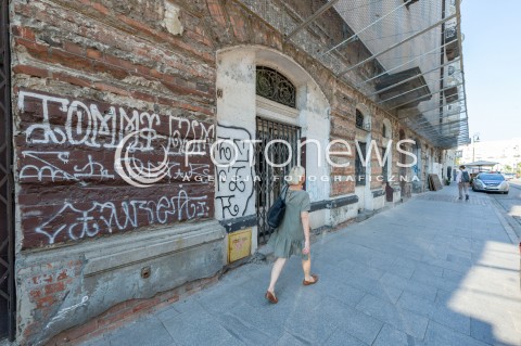  20.08.2018 WARSZAWA<br />BUDYNEK PRZEKAZANY TEATROWI ZYDOWSKIEMU<br />N/Z BUDYNEK PRZEKAZANY TEATROWI ZYDOWSKIEMU NOWA SIEDZIBA PRZY PLACU GRZYBOWSKIM ROG PROZNEJ<br /> 