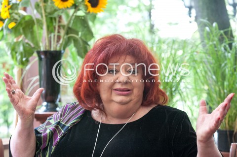  21.08.2018 WARSZAWA<br />KONFERENCJA XV FESTIWALU KULTURY ZYDOWSKIEJ WARSZAWA SINGERA<br />N/Z GOLDA TENCER<br /> 