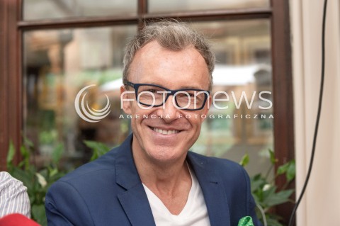  21.08.2018 WARSZAWA<br />KONFERENCJA XV FESTIWALU KULTURY ZYDOWSKIEJ WARSZAWA SINGERA<br />N/Z JERZY PETERSBURSKI<br /> 