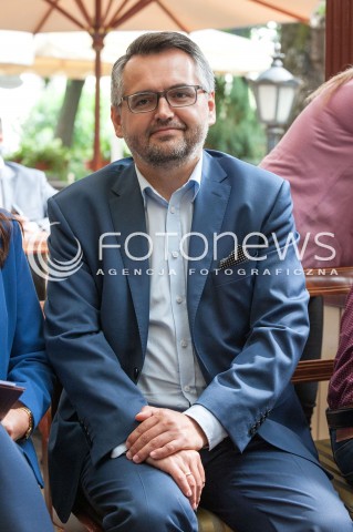  21.08.2018 WARSZAWA<br />KONFERENCJA XV FESTIWALU KULTURY ZYDOWSKIEJ WARSZAWA SINGERA<br />N/Z KRZYSZTOF CZUBASZEK BURMISTRZ SRODMIESCIA<br /> 