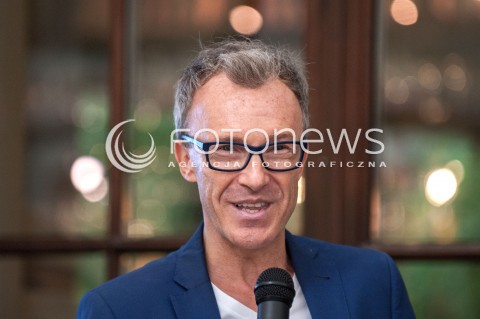  21.08.2018 WARSZAWA<br />KONFERENCJA XV FESTIWALU KULTURY ZYDOWSKIEJ WARSZAWA SINGERA<br />N/Z JERZY PETERSBURSKI<br /> 