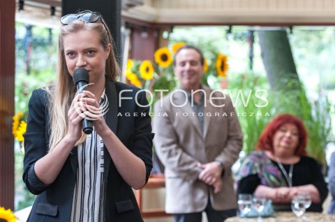  21.08.2018 WARSZAWA<br />KONFERENCJA XV FESTIWALU KULTURY ZYDOWSKIEJ WARSZAWA SINGERA<br />N/Z SASHA STRUNIN GARY GUTHMAN GOLDA TENCER<br /> 