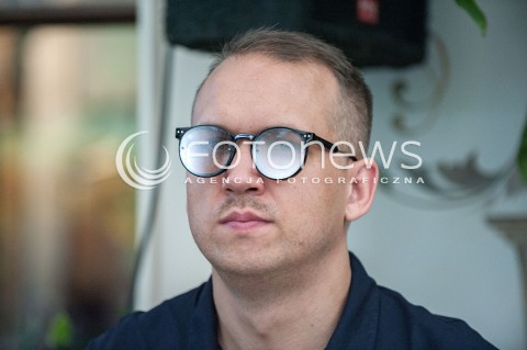  21.08.2018 WARSZAWA<br />KONFERENCJA XV FESTIWALU KULTURY ZYDOWSKIEJ WARSZAWA SINGERA<br />N/Z JAN EMIL MLYNARSKI<br /> 