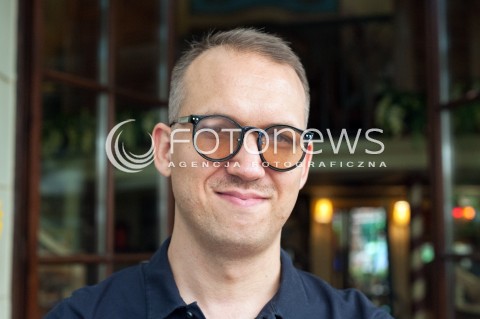  21.08.2018 WARSZAWA<br />KONFERENCJA XV FESTIWALU KULTURY ZYDOWSKIEJ WARSZAWA SINGERA<br />N/Z JAN EMIL MLYNARSKI<br /> 