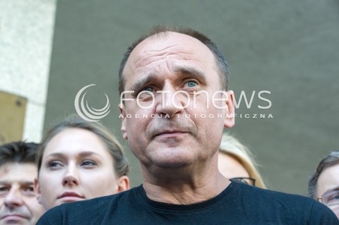  23.08.2018 WARSZAWA<br />KONFERENCJA KANDYDATA NA PREZYDENTA WARSZAWY PARTII KUKIZ 15 PRZED PANSTWOWA KOMISJA WYBORCZA<br />N/Z PAWEL KUKIZ<br /> 