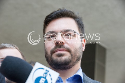  23.08.2018 WARSZAWA<br />KONFERENCJA KANDYDATA NA PREZYDENTA WARSZAWY PARTII KUKIZ 15 PRZED PANSTWOWA KOMISJA WYBORCZA<br />N/Z STANISLAW TYSZKA<br /> 