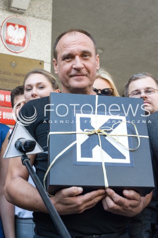  23.08.2018 WARSZAWA<br />KONFERENCJA KANDYDATA NA PREZYDENTA WARSZAWY PARTII KUKIZ 15 PRZED PANSTWOWA KOMISJA WYBORCZA<br />N/Z PAWEL KUKIZ<br /> 