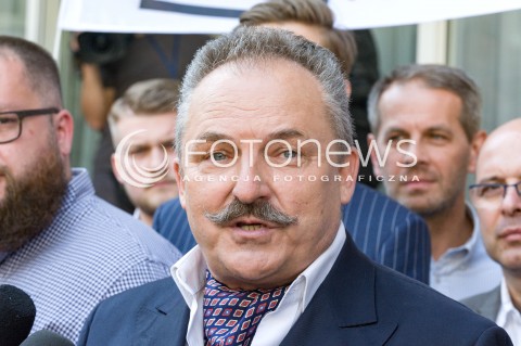 Konferencja kandydata na prezydenta Warszawy Marka Jakubiaka w Warszawie