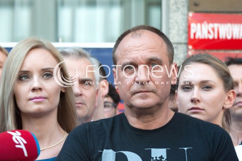  23.08.2018 WARSZAWA<br />KONFERENCJA KANDYDATA NA PREZYDENTA WARSZAWY PARTII KUKIZ 15 PRZED PANSTWOWA KOMISJA WYBORCZA<br />N/Z PAWEL KUKIZ<br /> 