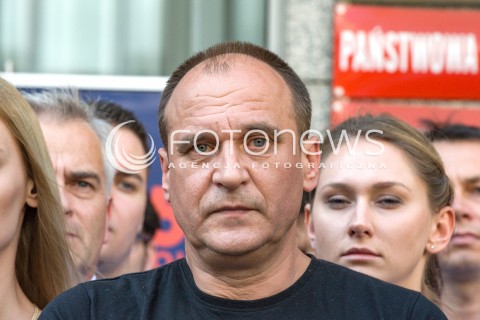  23.08.2018 WARSZAWA<br />KONFERENCJA KANDYDATA NA PREZYDENTA WARSZAWY PARTII KUKIZ 15 PRZED PANSTWOWA KOMISJA WYBORCZA<br />N/Z PAWEL KUKIZ<br /> 