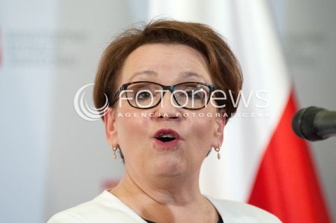  24.08.2018 WARSZAWA<br />KONFERENCJA W MINISTERSTWIE EDUKACJI NARODOWEJ<br />N/Z ANNA ZALEWSKA<br /> 