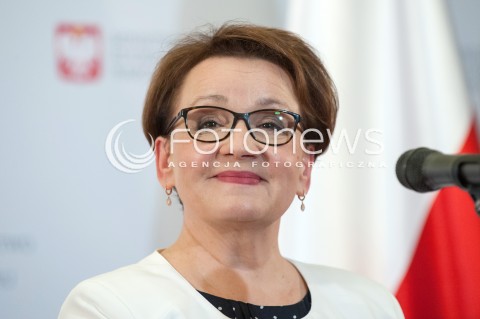  24.08.2018 WARSZAWA<br />KONFERENCJA W MINISTERSTWIE EDUKACJI NARODOWEJ<br />N/Z ANNA ZALEWSKA<br /> 