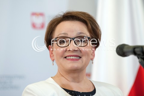  24.08.2018 WARSZAWA<br />KONFERENCJA W MINISTERSTWIE EDUKACJI NARODOWEJ<br />N/Z ANNA ZALEWSKA<br /> 