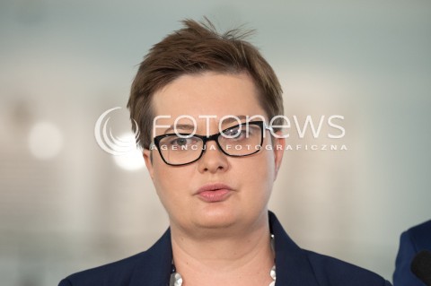  24.08.2018 WARSZAWA<br />KONFERENCJA POLITYKOW PARTII NOWOCZESNA W SPRAWIE RZECZNIKA PRAW DZIECKA<br />N/Z KATARZYNA LUBNAUER<br /> 