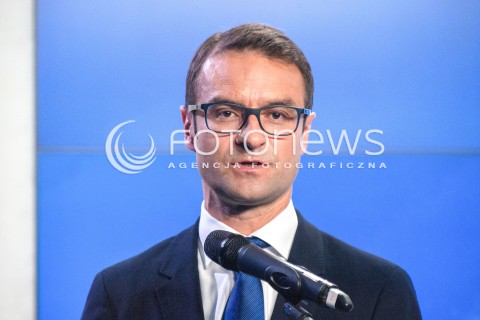  24.08.2018 WARSZAWA<br />KONFERENCJA SZEFA SZTABU WYBORCZEGO PIS<br />N/Z TOMASZ POREBA<br /> 